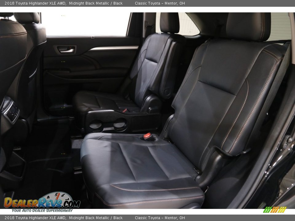 2018 Toyota Highlander XLE AWD Midnight Black Metallic / Black Photo #18