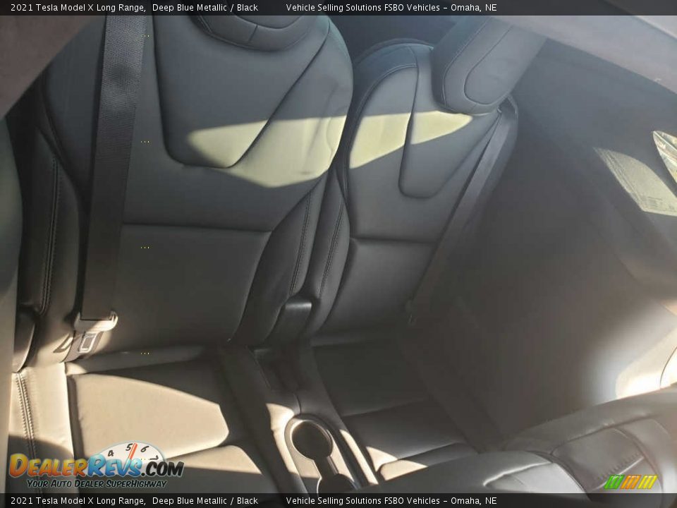 Rear Seat of 2021 Tesla Model X Long Range Photo #15