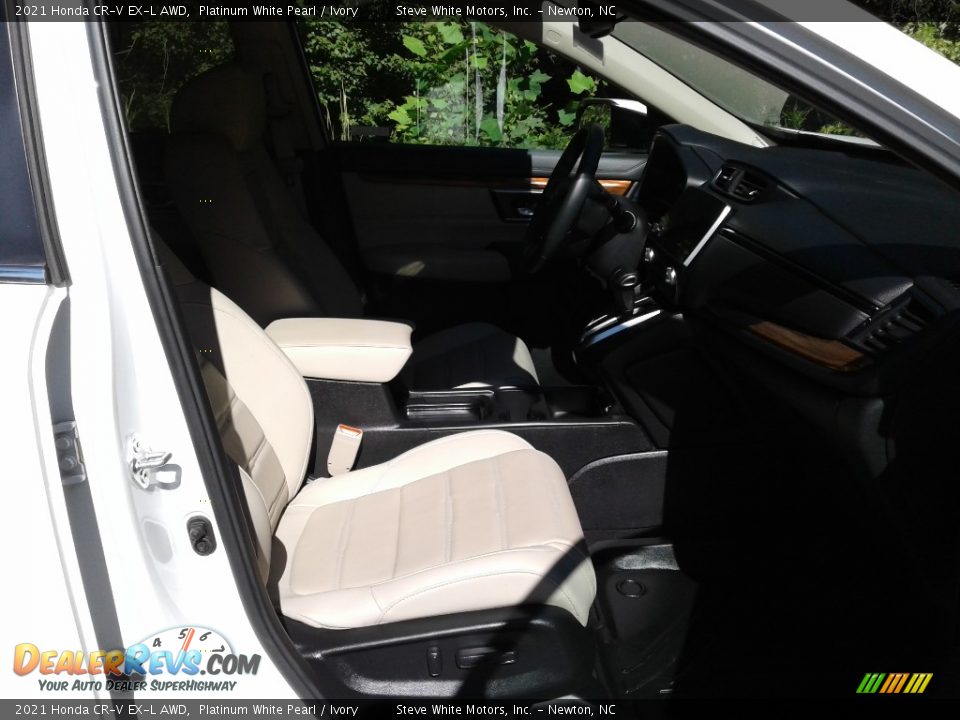 2021 Honda CR-V EX-L AWD Platinum White Pearl / Ivory Photo #16