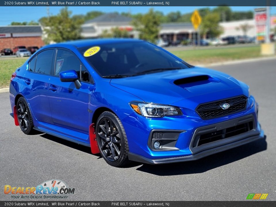 2020 Subaru WRX Limited WR Blue Pearl / Carbon Black Photo #13