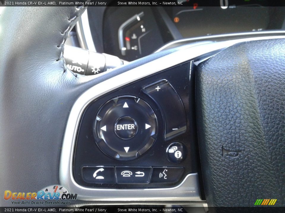 2021 Honda CR-V EX-L AWD Steering Wheel Photo #18