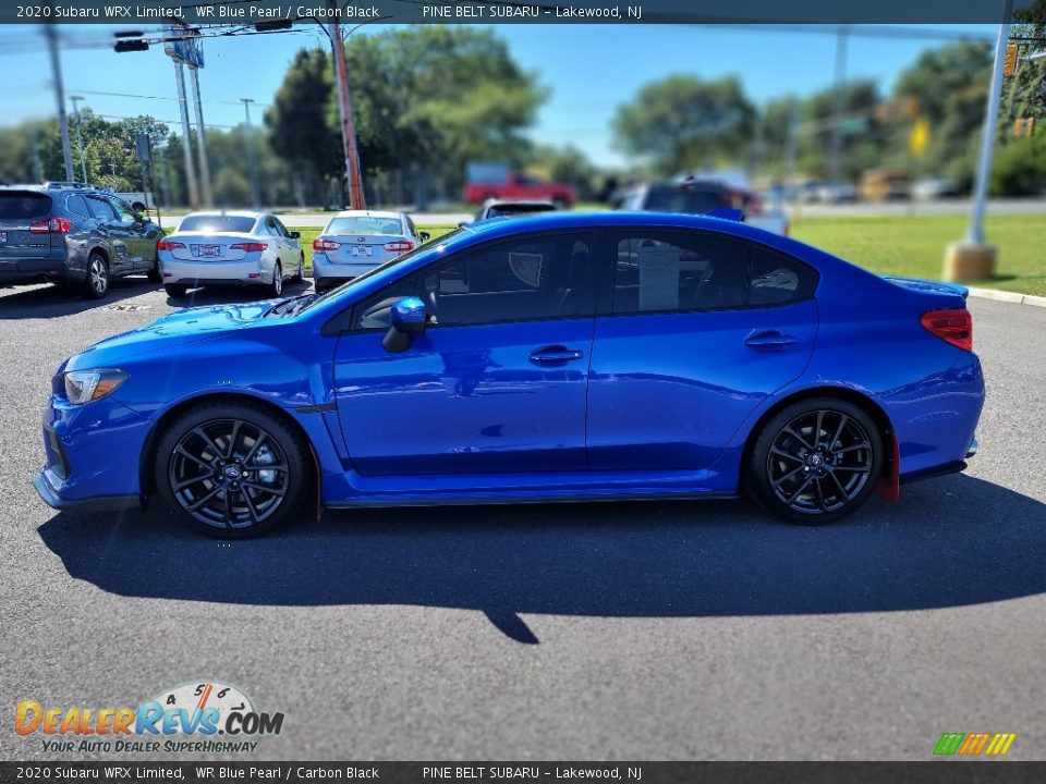 2020 Subaru WRX Limited WR Blue Pearl / Carbon Black Photo #15