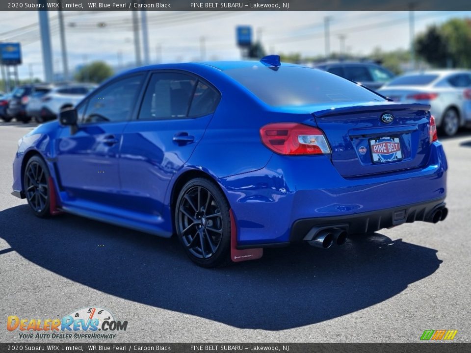 2020 Subaru WRX Limited WR Blue Pearl / Carbon Black Photo #16