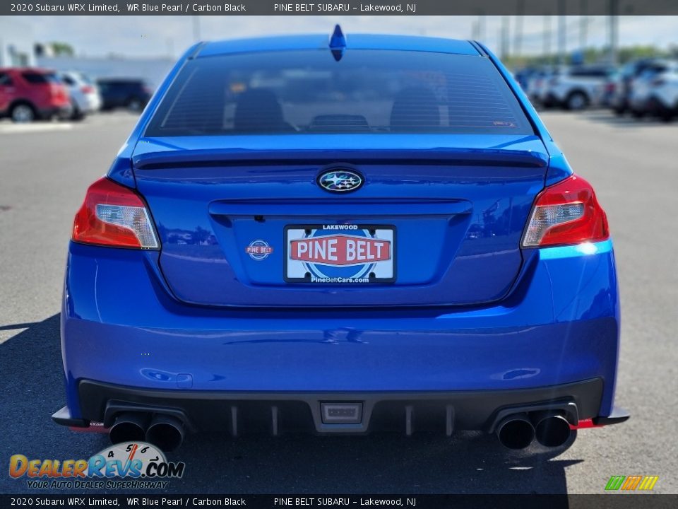 2020 Subaru WRX Limited WR Blue Pearl / Carbon Black Photo #17