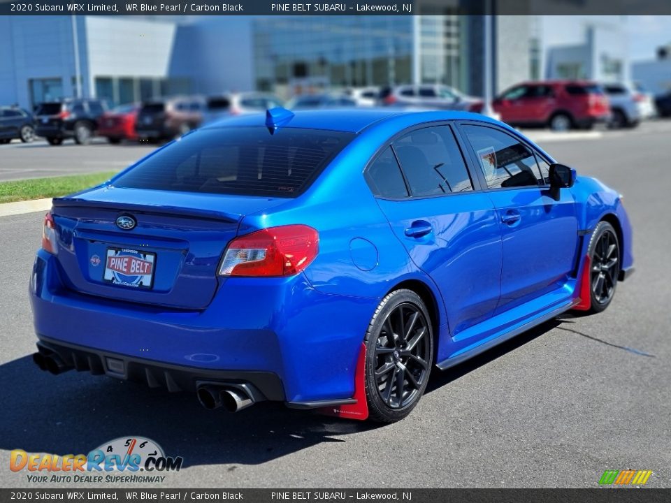 2020 Subaru WRX Limited WR Blue Pearl / Carbon Black Photo #18