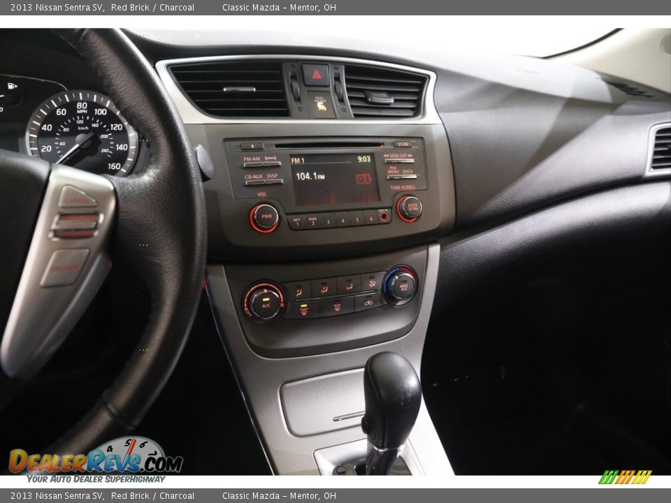 2013 Nissan Sentra SV Red Brick / Charcoal Photo #9