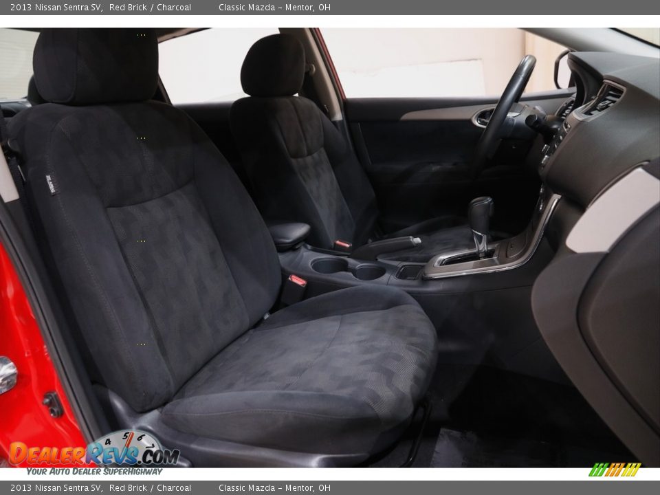 2013 Nissan Sentra SV Red Brick / Charcoal Photo #12