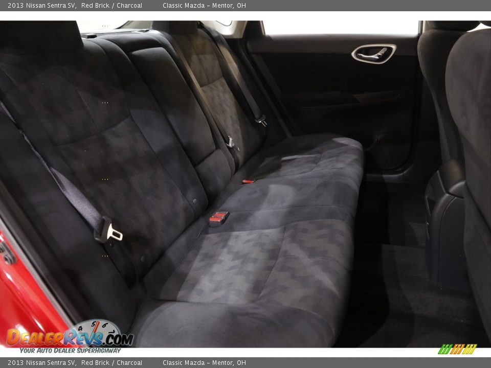 2013 Nissan Sentra SV Red Brick / Charcoal Photo #13