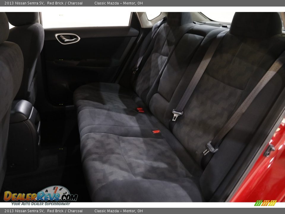 2013 Nissan Sentra SV Red Brick / Charcoal Photo #14