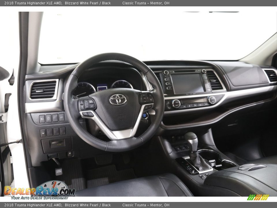 2018 Toyota Highlander XLE AWD Blizzard White Pearl / Black Photo #6