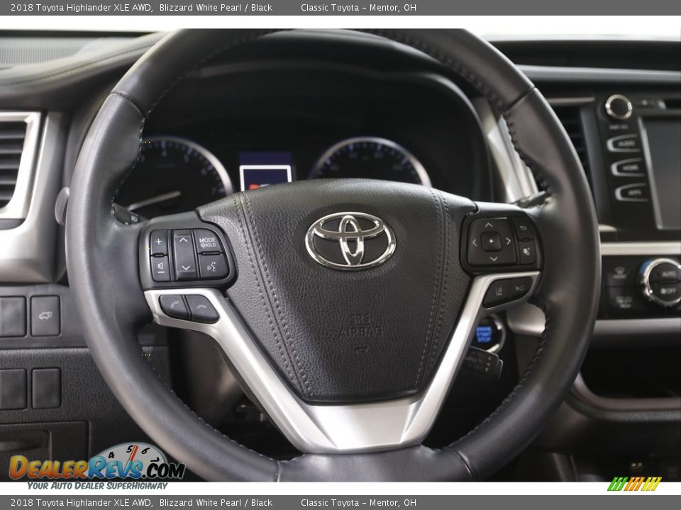 2018 Toyota Highlander XLE AWD Blizzard White Pearl / Black Photo #7