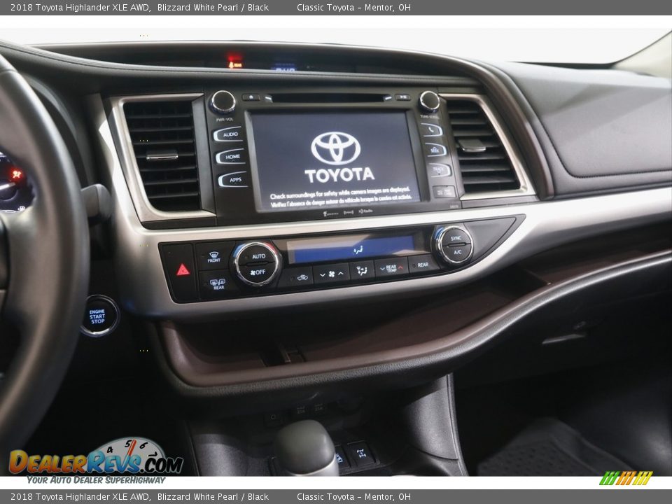 2018 Toyota Highlander XLE AWD Blizzard White Pearl / Black Photo #9