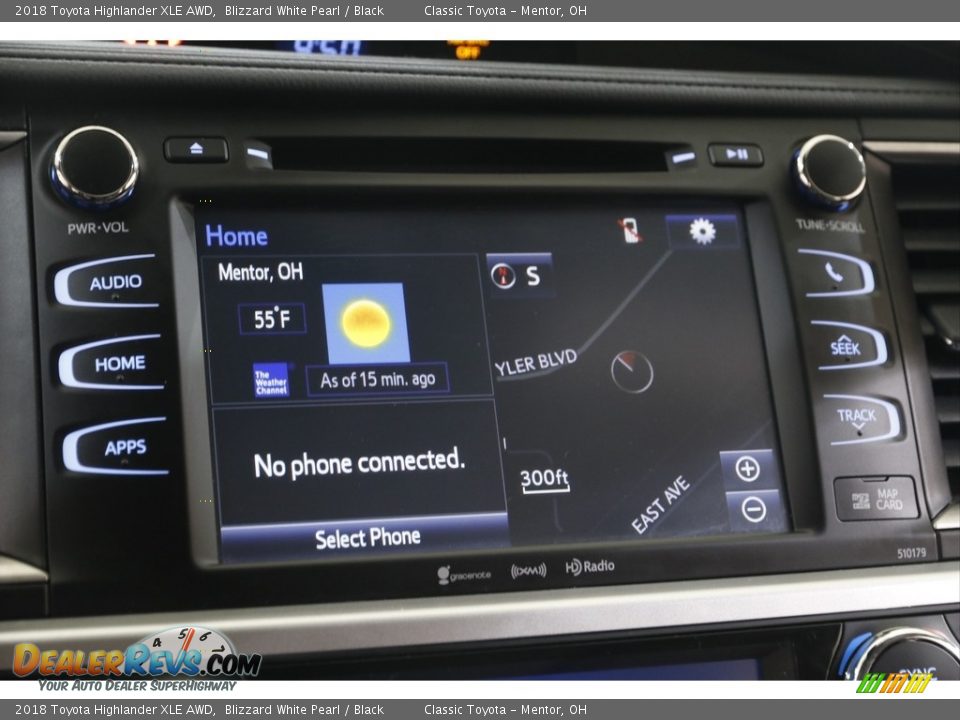 2018 Toyota Highlander XLE AWD Blizzard White Pearl / Black Photo #10