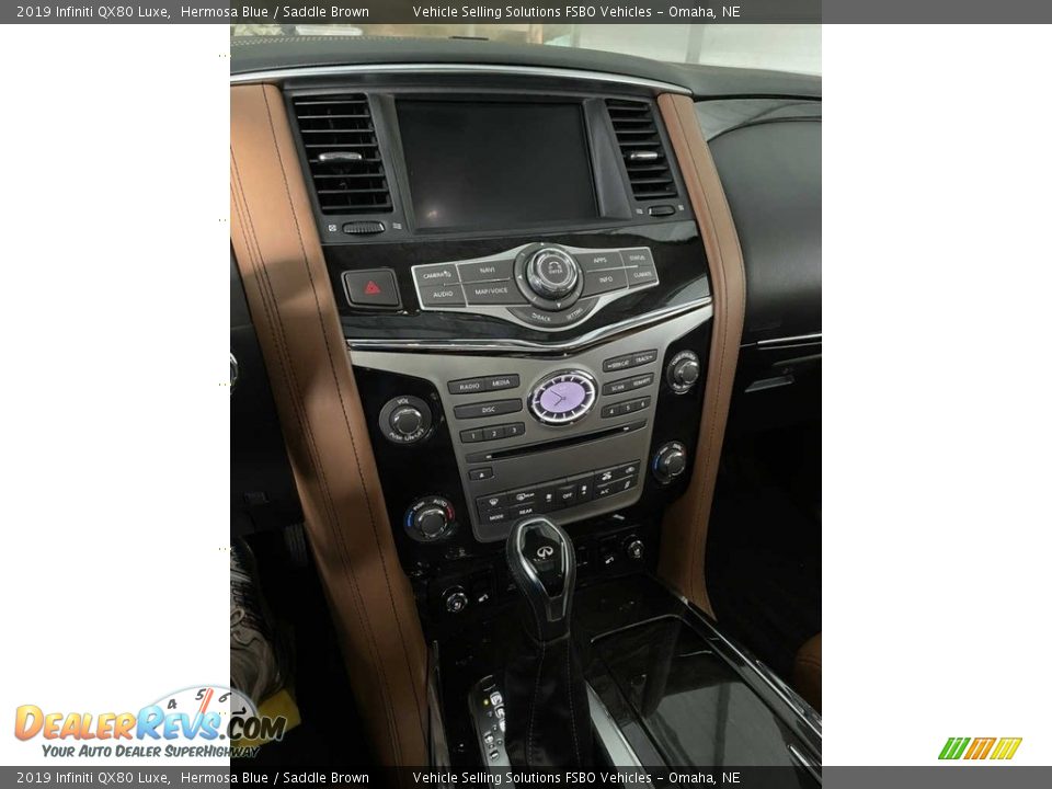 2019 Infiniti QX80 Luxe Hermosa Blue / Saddle Brown Photo #22