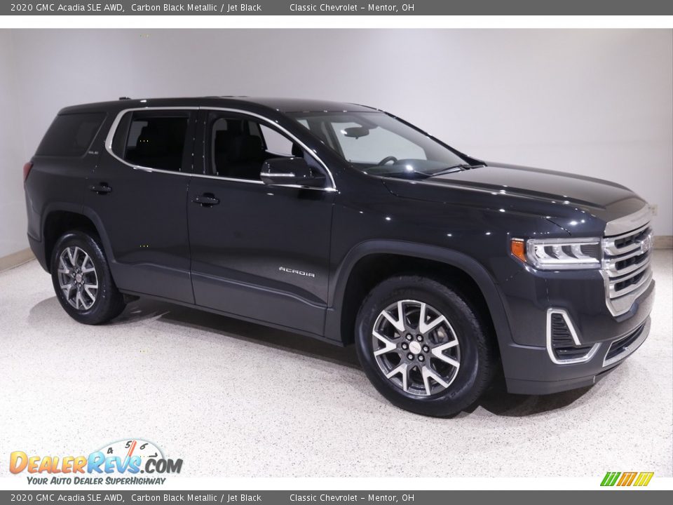 2020 GMC Acadia SLE AWD Carbon Black Metallic / Jet Black Photo #1