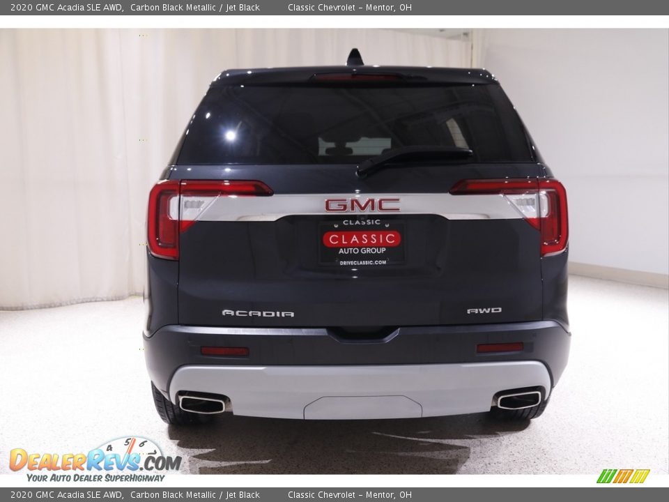 2020 GMC Acadia SLE AWD Carbon Black Metallic / Jet Black Photo #18