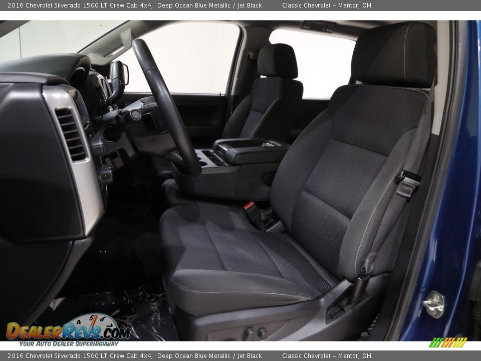 2016 Chevrolet Silverado 1500 LT Crew Cab 4x4 Deep Ocean Blue Metallic / Jet Black Photo #5