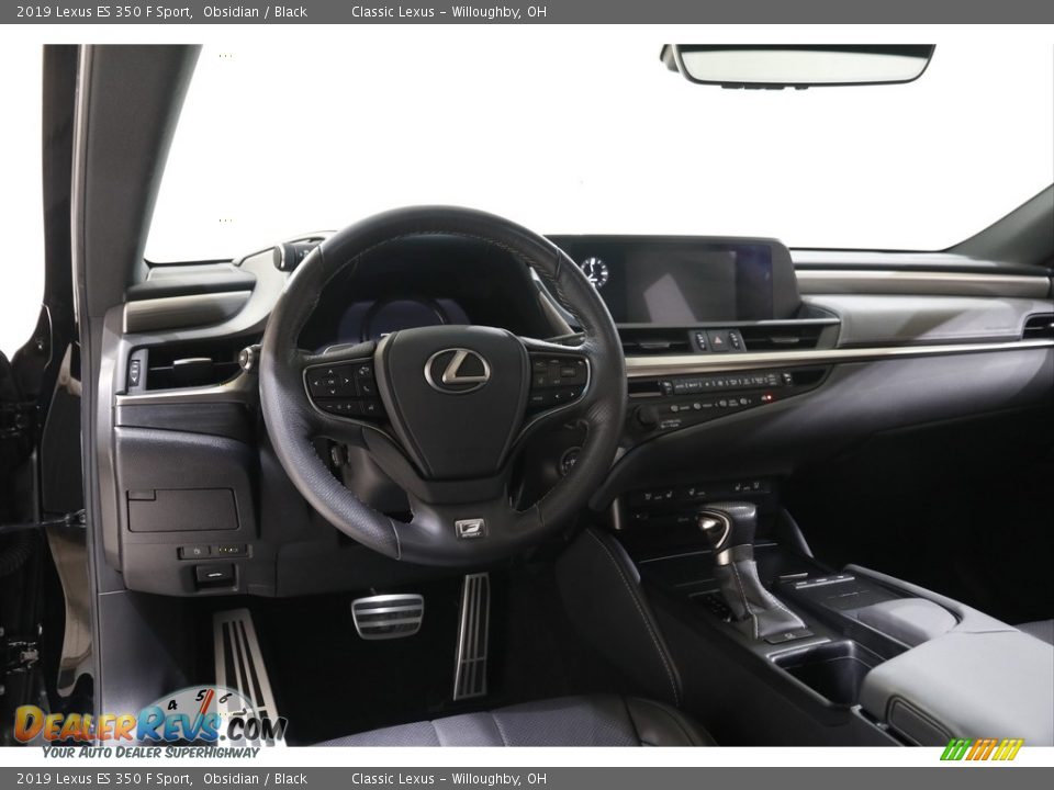 2019 Lexus ES 350 F Sport Obsidian / Black Photo #6