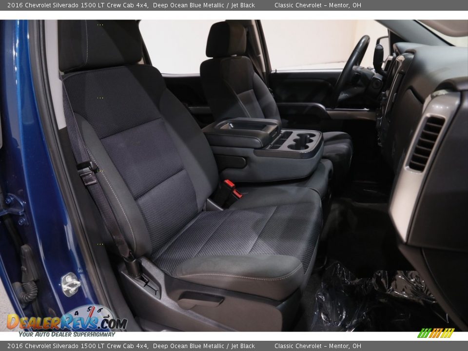 2016 Chevrolet Silverado 1500 LT Crew Cab 4x4 Deep Ocean Blue Metallic / Jet Black Photo #15