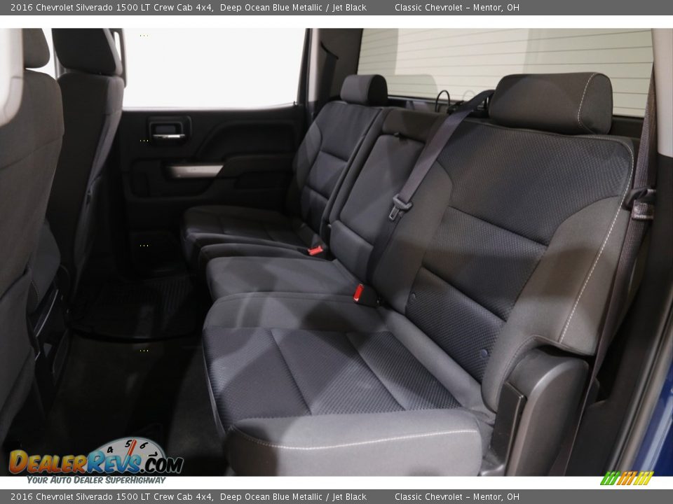 2016 Chevrolet Silverado 1500 LT Crew Cab 4x4 Deep Ocean Blue Metallic / Jet Black Photo #17