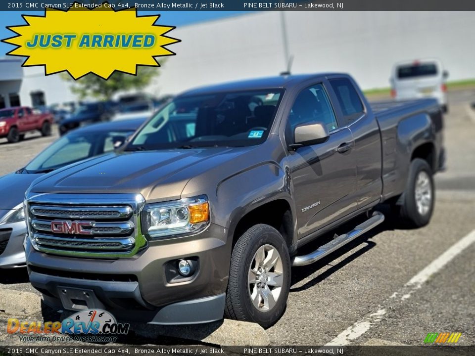 2015 GMC Canyon SLE Extended Cab 4x4 Bronze Alloy Metallic / Jet Black Photo #1