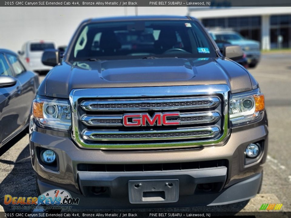 2015 GMC Canyon SLE Extended Cab 4x4 Bronze Alloy Metallic / Jet Black Photo #2