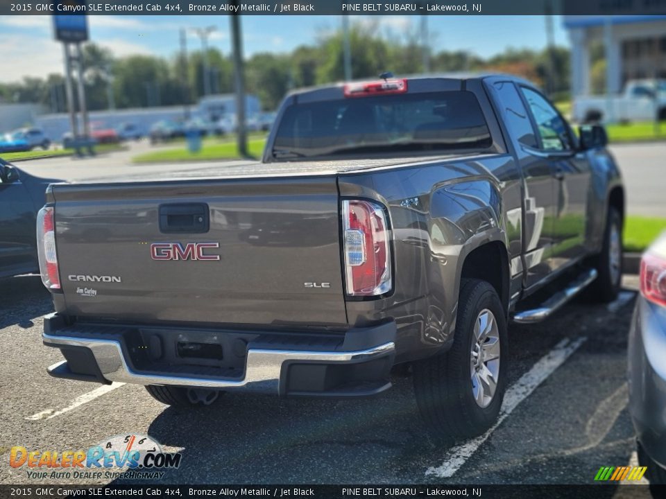 2015 GMC Canyon SLE Extended Cab 4x4 Bronze Alloy Metallic / Jet Black Photo #3