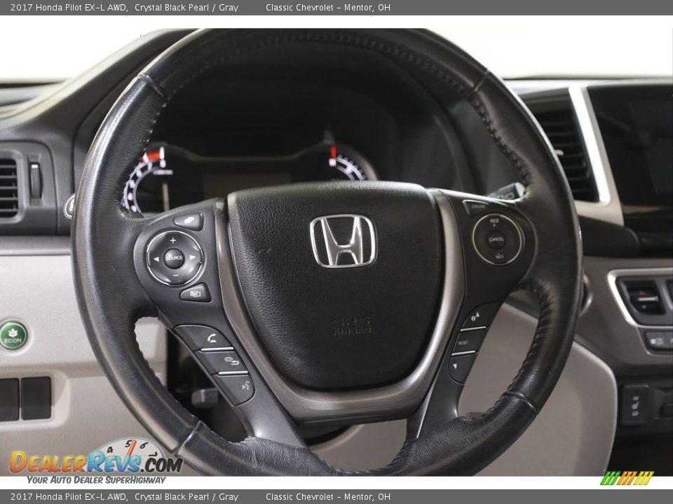 2017 Honda Pilot EX-L AWD Steering Wheel Photo #8