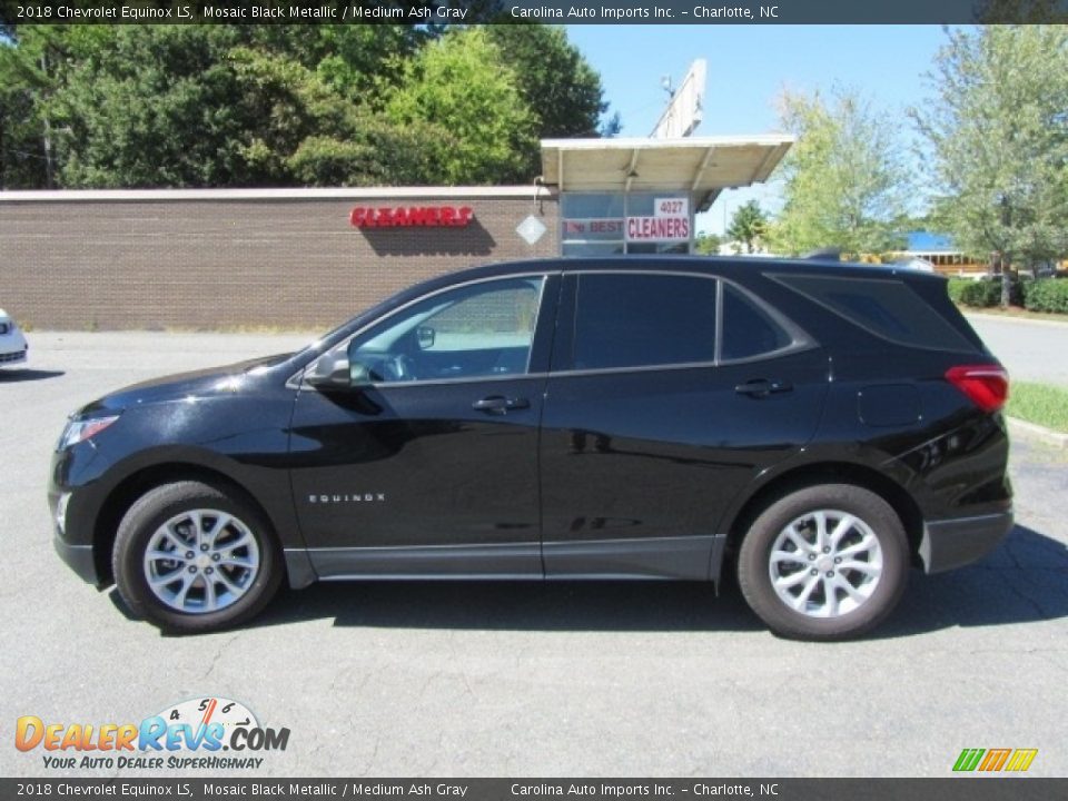 2018 Chevrolet Equinox LS Mosaic Black Metallic / Medium Ash Gray Photo #7