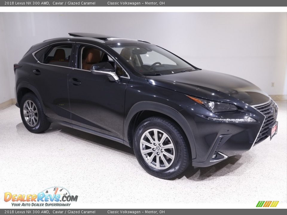 2018 Lexus NX 300 AWD Caviar / Glazed Caramel Photo #1
