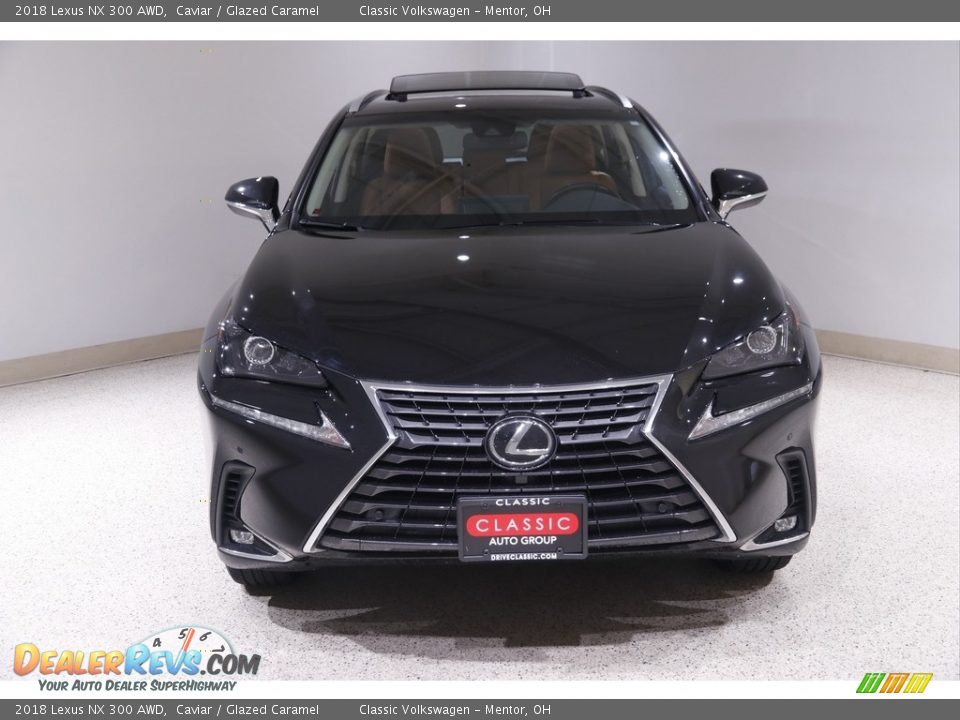 2018 Lexus NX 300 AWD Caviar / Glazed Caramel Photo #2