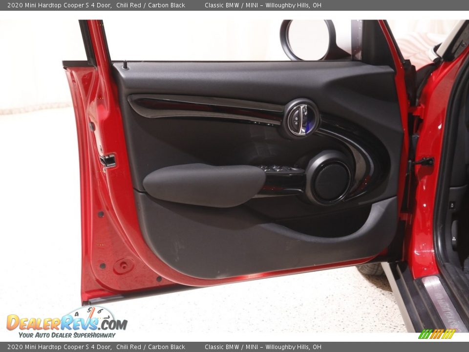 2020 Mini Hardtop Cooper S 4 Door Chili Red / Carbon Black Photo #4