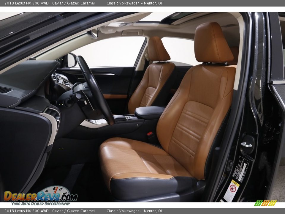 2018 Lexus NX 300 AWD Caviar / Glazed Caramel Photo #5
