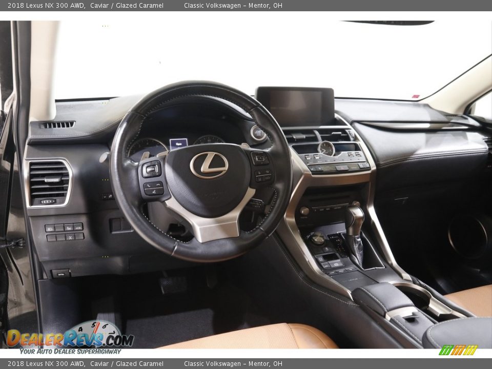 2018 Lexus NX 300 AWD Caviar / Glazed Caramel Photo #6