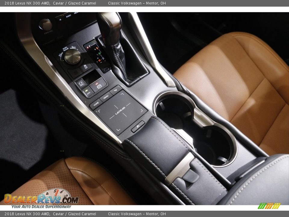 2018 Lexus NX 300 AWD Caviar / Glazed Caramel Photo #12