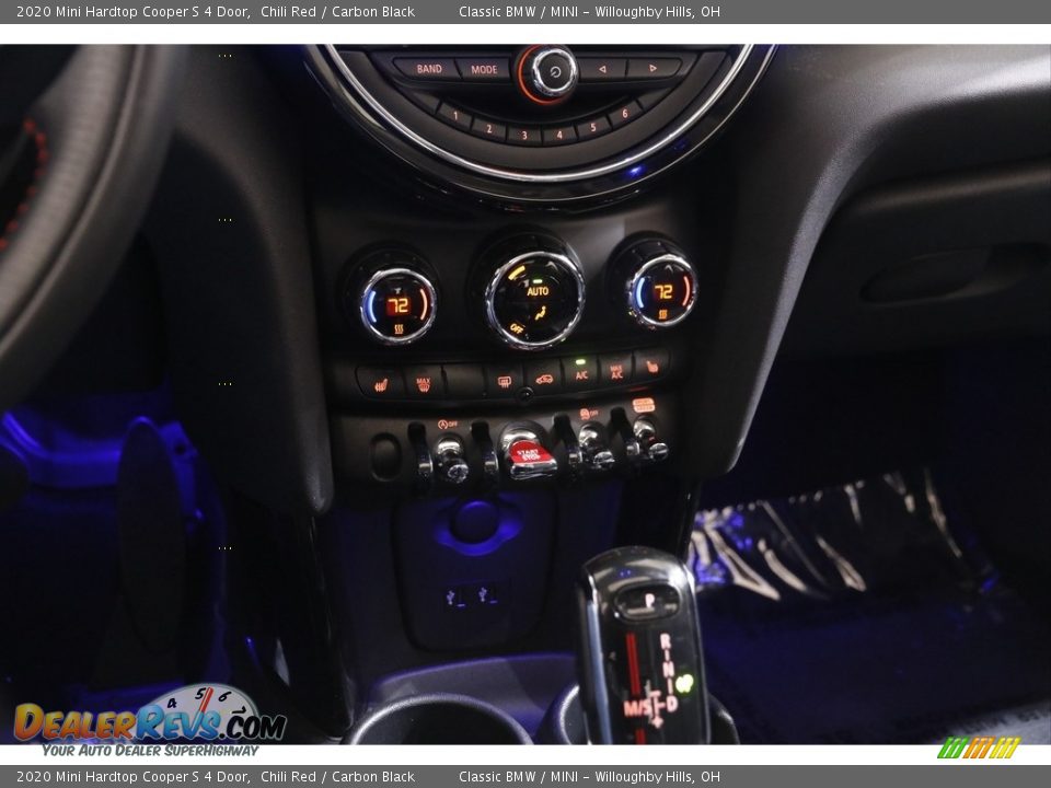 2020 Mini Hardtop Cooper S 4 Door Chili Red / Carbon Black Photo #13