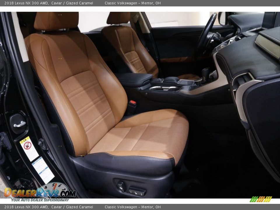 2018 Lexus NX 300 AWD Caviar / Glazed Caramel Photo #14