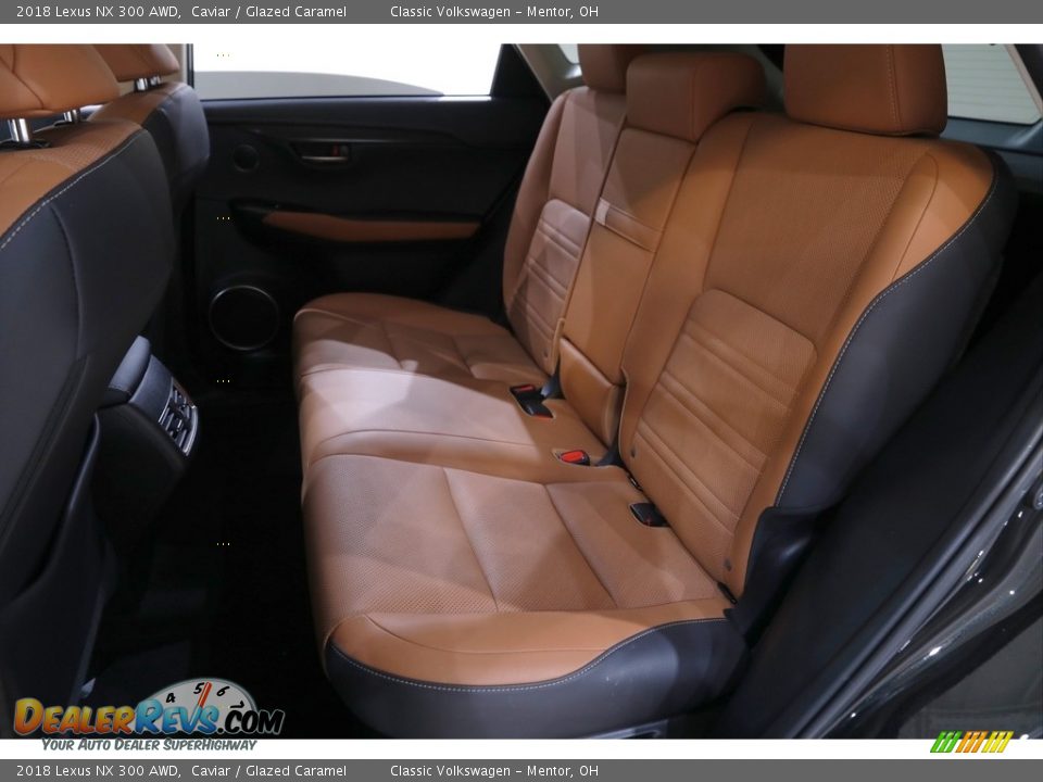 2018 Lexus NX 300 AWD Caviar / Glazed Caramel Photo #16