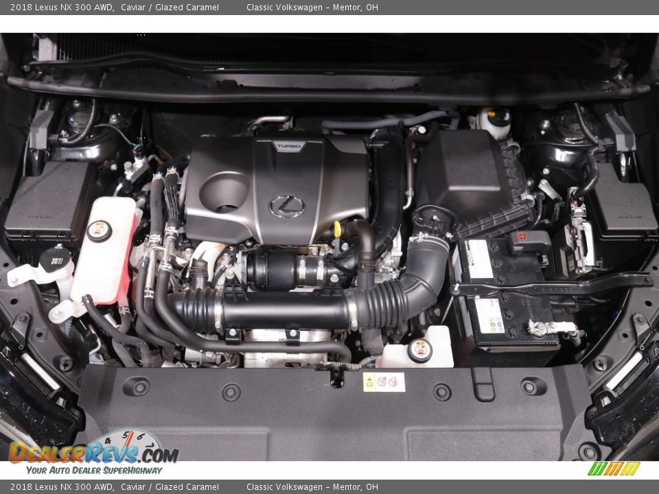 2018 Lexus NX 300 AWD Caviar / Glazed Caramel Photo #18