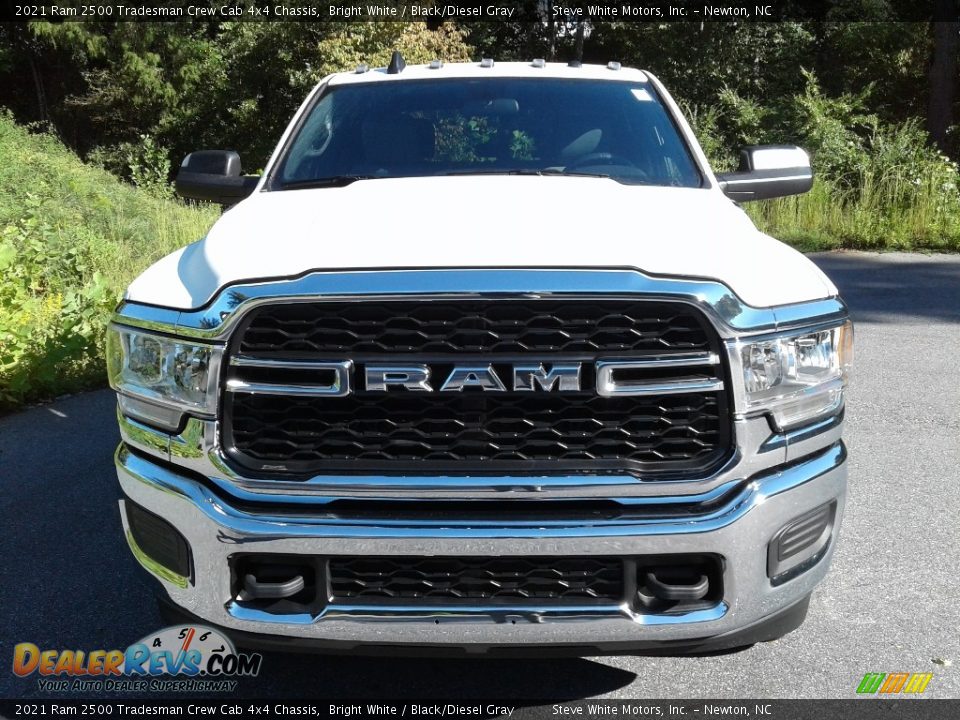 2021 Ram 2500 Tradesman Crew Cab 4x4 Chassis Bright White / Black/Diesel Gray Photo #3