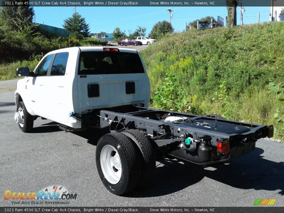 2021 Ram 4500 SLT Crew Cab 4x4 Chassis Bright White / Diesel Gray/Black Photo #8