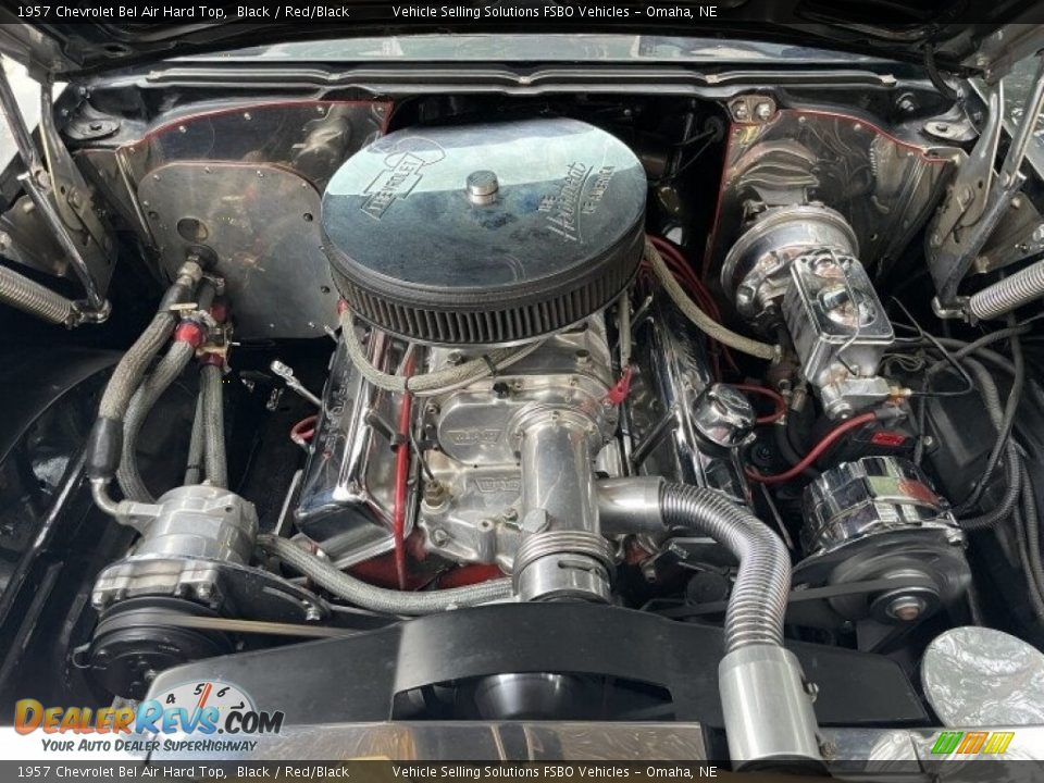 1957 Chevrolet Bel Air Hard Top Black / Red/Black Photo #3