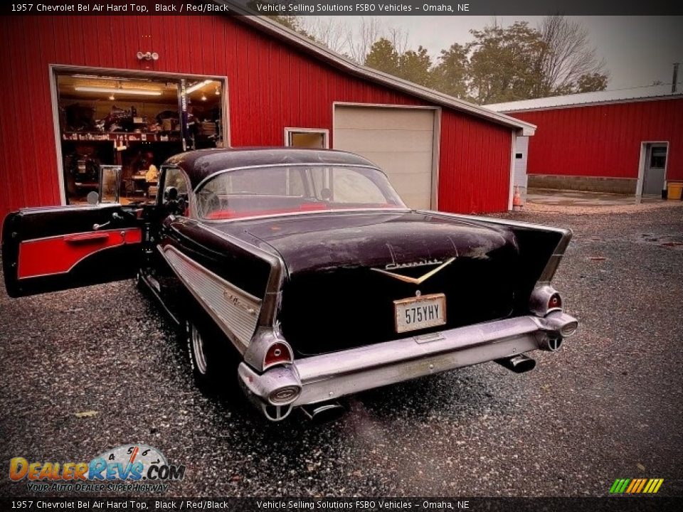 1957 Chevrolet Bel Air Hard Top Black / Red/Black Photo #9