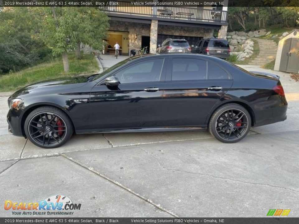 2019 Mercedes-Benz E AMG 63 S 4Matic Sedan Black / Black Photo #1