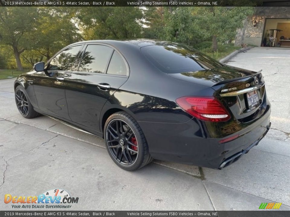 2019 Mercedes-Benz E AMG 63 S 4Matic Sedan Black / Black Photo #7