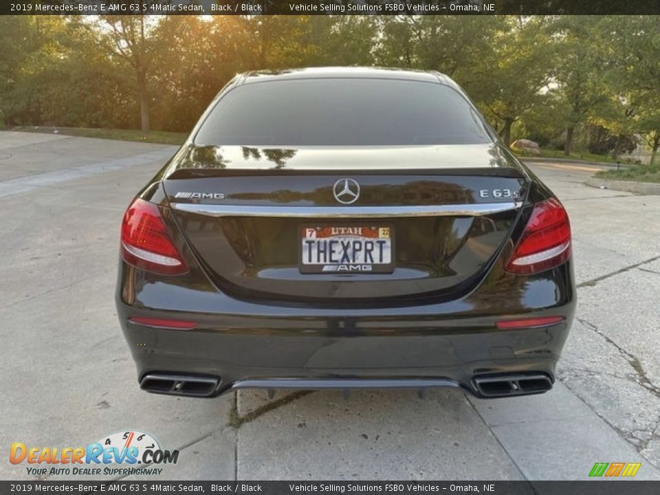 2019 Mercedes-Benz E AMG 63 S 4Matic Sedan Black / Black Photo #8