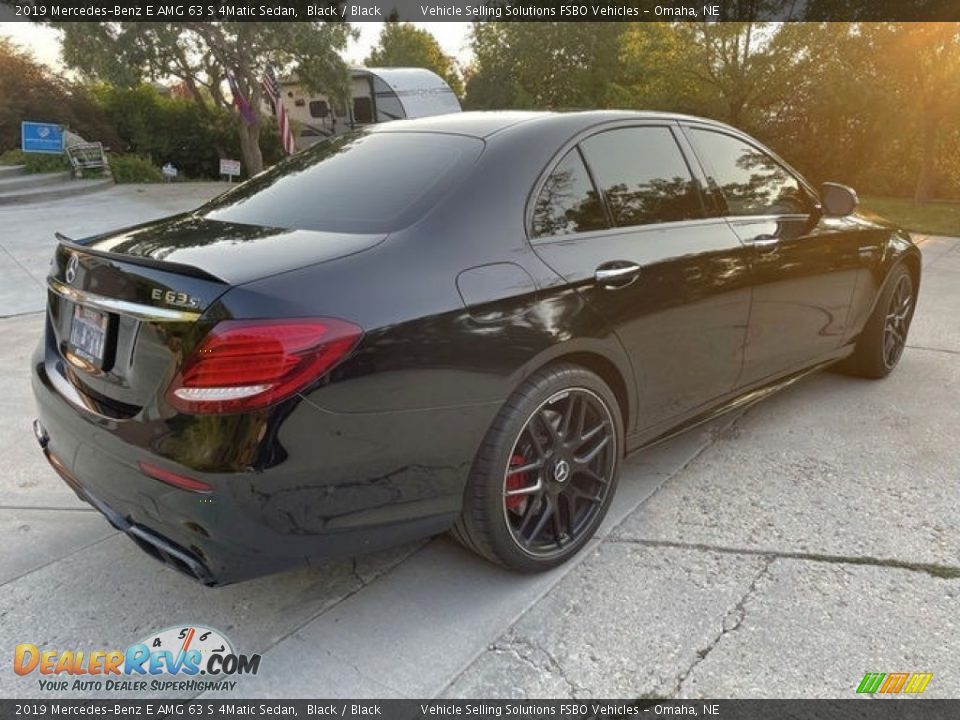 2019 Mercedes-Benz E AMG 63 S 4Matic Sedan Black / Black Photo #9