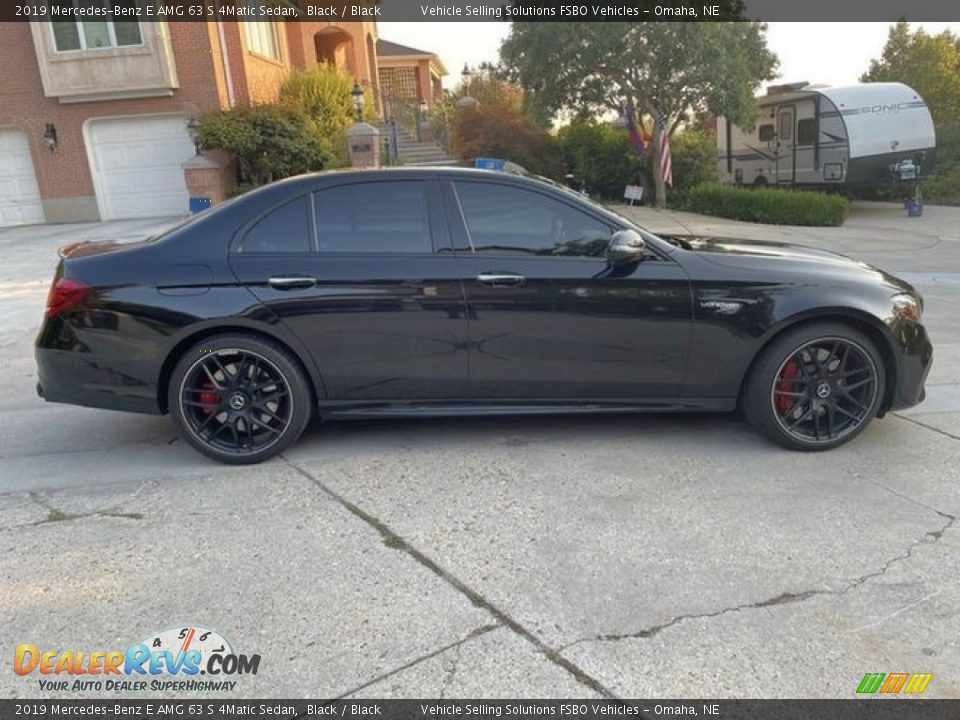 2019 Mercedes-Benz E AMG 63 S 4Matic Sedan Black / Black Photo #10