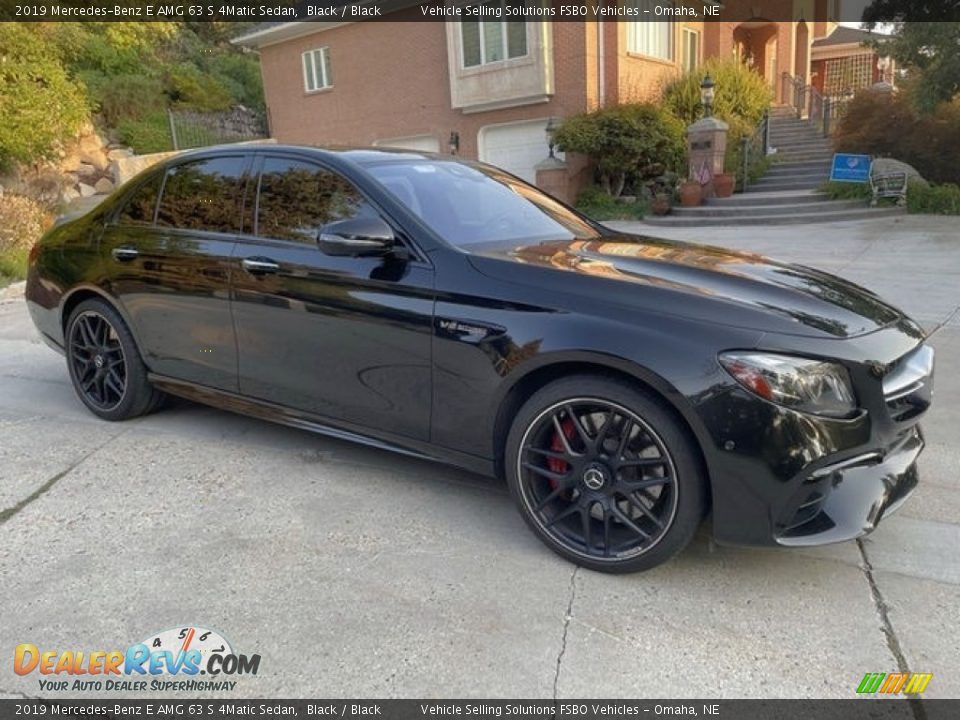 2019 Mercedes-Benz E AMG 63 S 4Matic Sedan Black / Black Photo #11