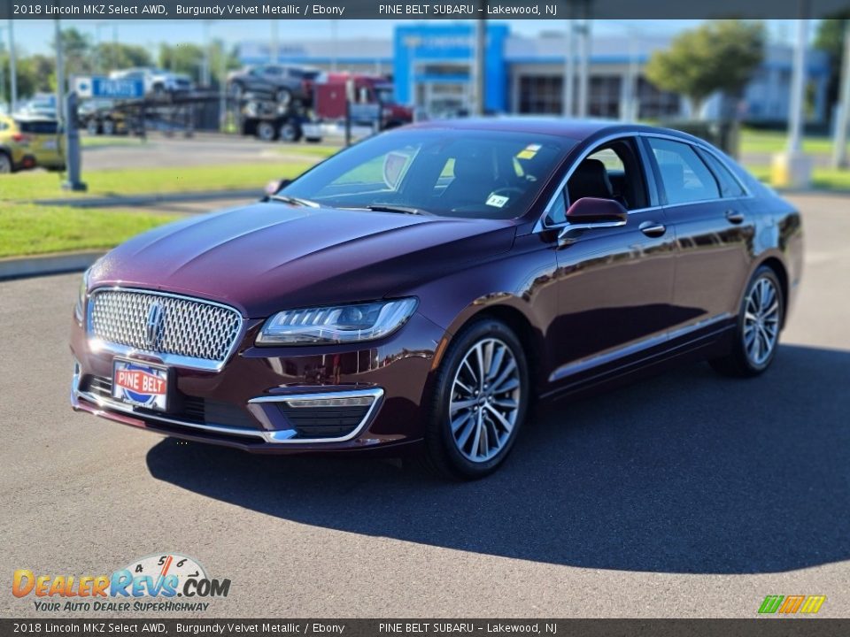 2018 Lincoln MKZ Select AWD Burgundy Velvet Metallic / Ebony Photo #1